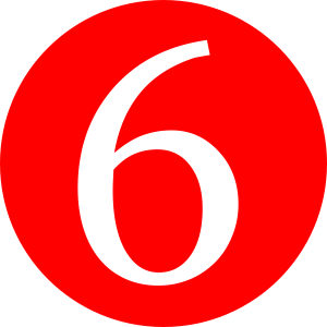 Number 6 PNG