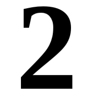 Number 2 PNG