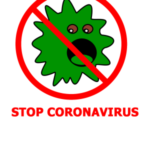 Stop coronavirus! PNG