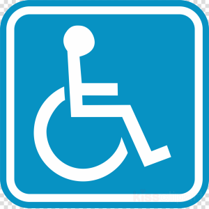 Disabled handicap symbol PNG