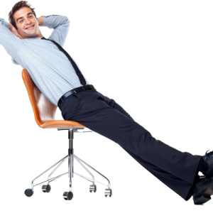 Sitting man PNG
