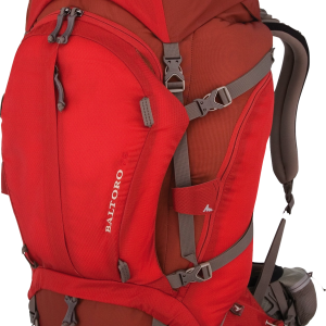 Red backpack PNG image