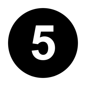 Number 5 PNG