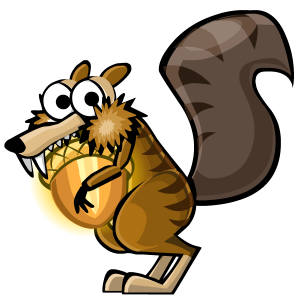 Ice Age squirrel PNG