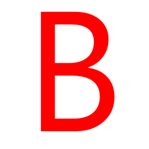 Letter B PNG
