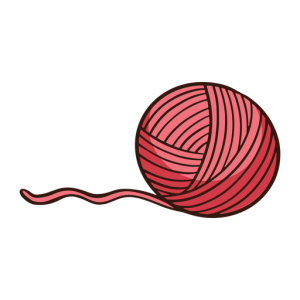 Ball yarn PNG