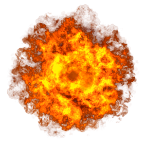 Fire transparent PNG image