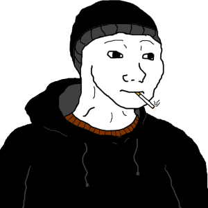 Wojak PNG doomer image