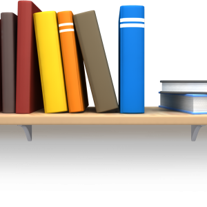 Bookshelf, bookcase PNG