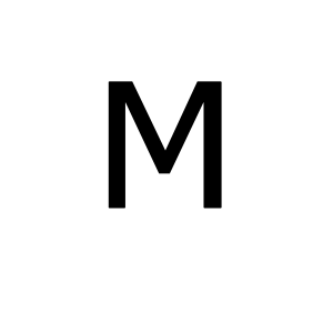 Letter M PNG