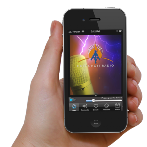 Smartphone in hand PNG image