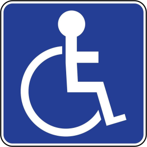 Disabled handicap symbol PNG