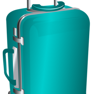 Baggage, trolley bag PNG