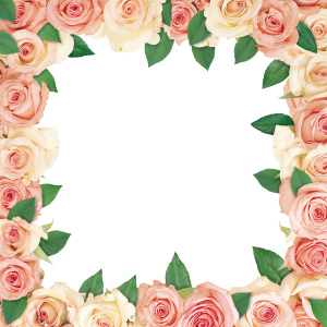 Floral frame PNG
