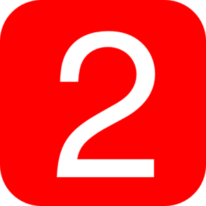 Number 2 PNG