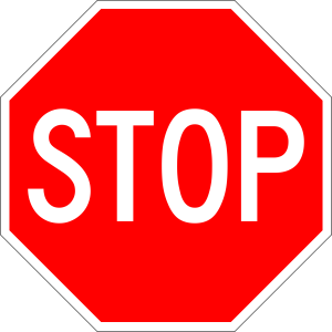 Sign stop PNG