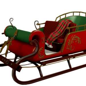 Santa sleigh PNG