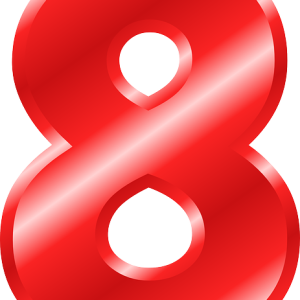 number 8 PNG