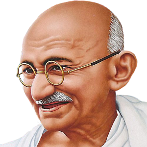 Mahatma Gandhi PNG