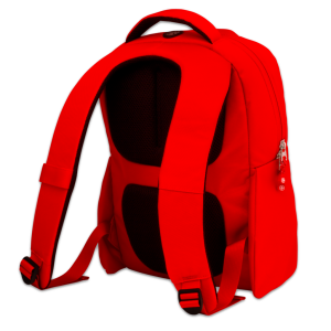 Red backpack PNG image