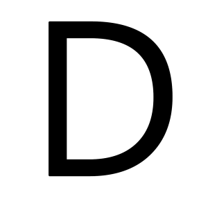 letter D PNG