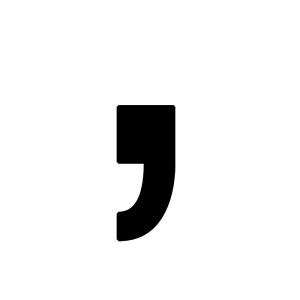 Comma PNG