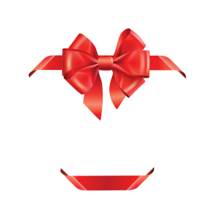 Bow gift PNG image