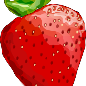 Strawberry rendered PNG