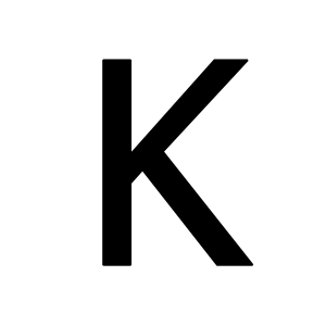 Letter K PNG