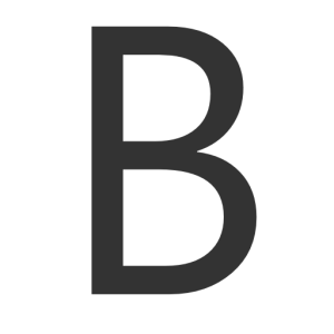 Letter B PNG