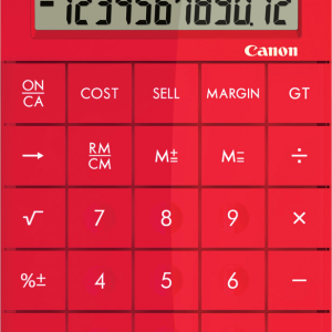 red calculator PNG image