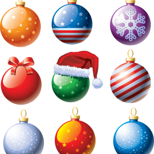 Christmas balls baubles