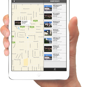 Tablet in hand PNG image