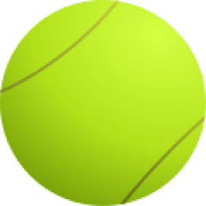 Tennis green ball PNG image