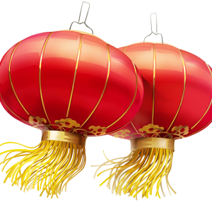 Chinese red lantern PNG