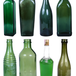 glass bottles PNG