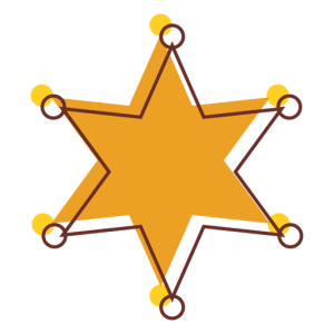 Sheriff badge PNG
