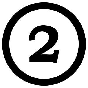 Number 2 PNG