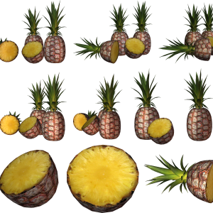 Pineapple PNG image, free download