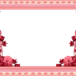Floral frame PNG