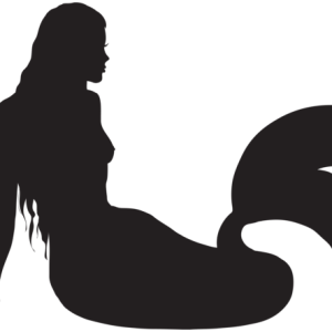 Mermaid siluete PNG