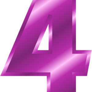 Number 4 PNG