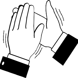 Clapping hands PNG