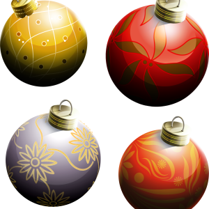 Christmas balls baubles