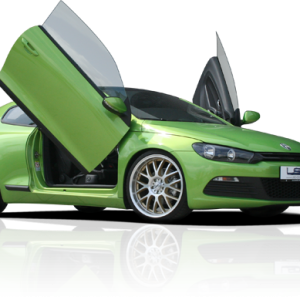 Green Volkswagen Scirocco PNG car image