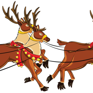 Santa sleigh PNG