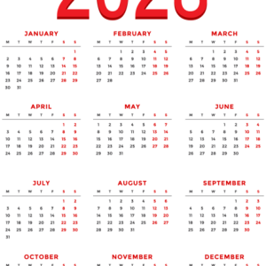Calendar 2023 PNG