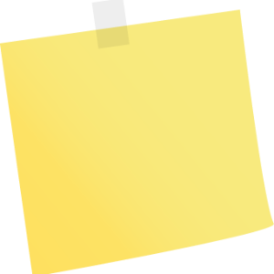 Sticky note PNG