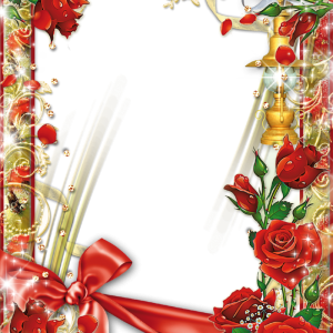 Floral frame PNG