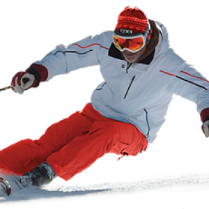 Skiing PNG